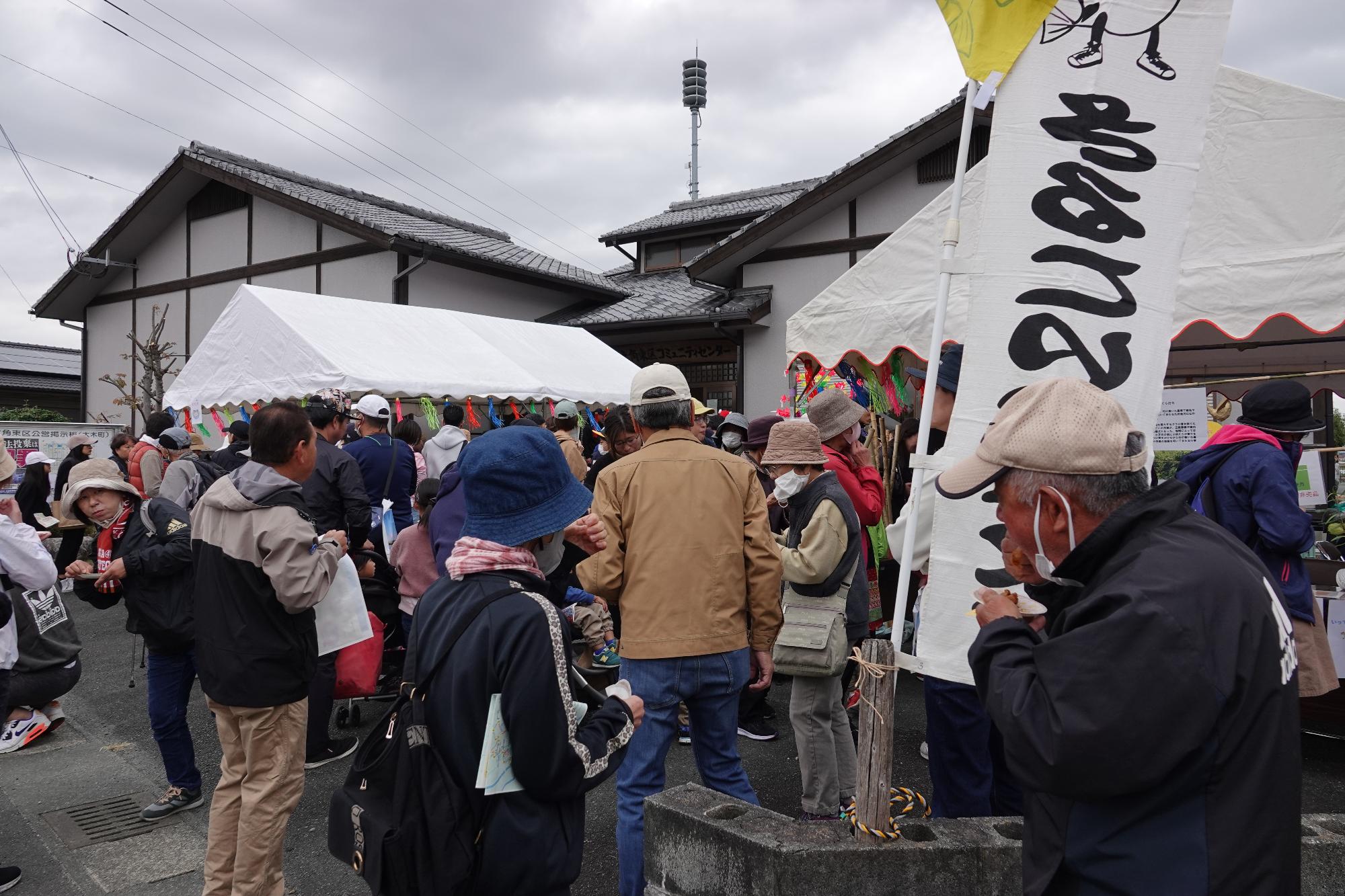 おもてなし会場の様子